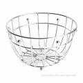 Eco-friendly Metal Fruit Basket, For Storage and Home Decoration, Various Designs are Available